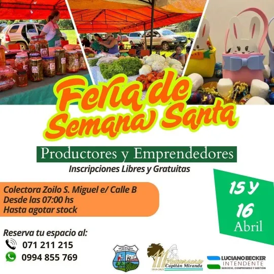 Portada FERIA DE SEMANA SANTA EN CAPITÁN MIRANDA