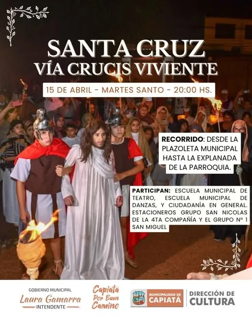 Portada VIA CRUCIS VIVIENTE - CAPIATÁ