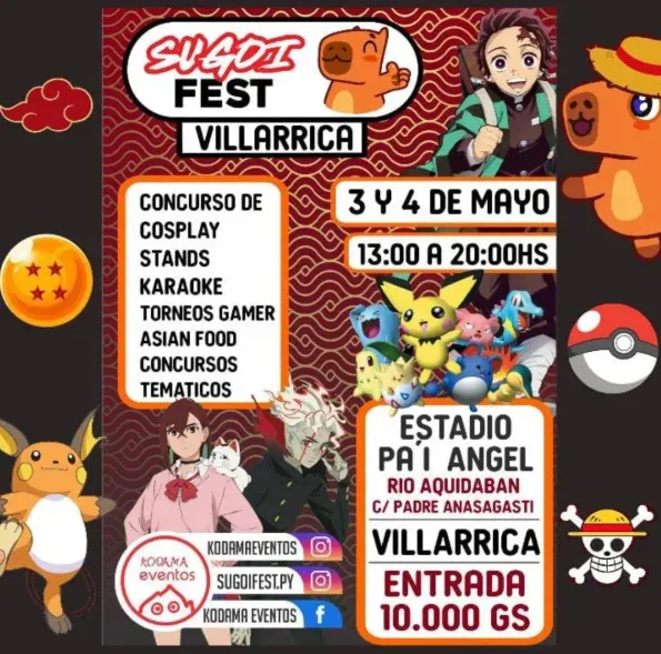 Portada SUGOI FEST -VILLARICA