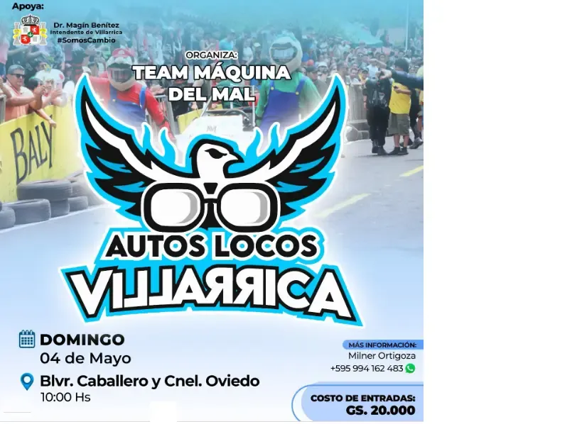 Portada AUTOS LOCOS VILLARRICA