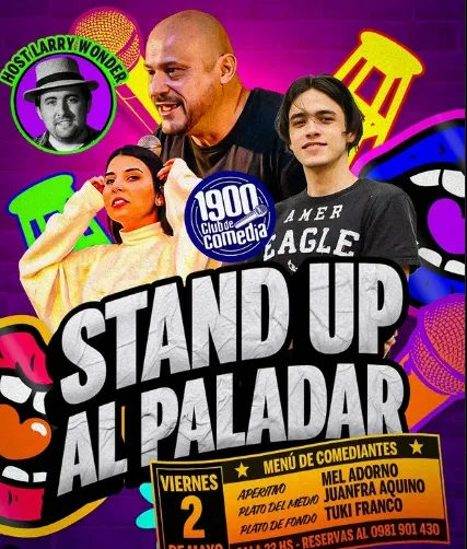 Portada STAND UP AL PALADAR