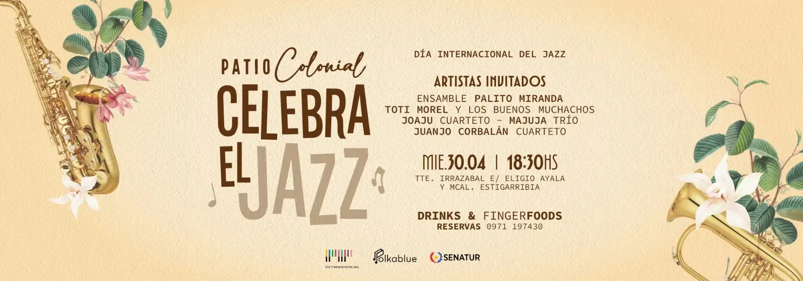Portada PATIO COLONIAL CELEBRA EL JAZZ