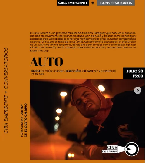 Fondo CINE EMERGENES + CONVERSATORIOS  - AUTO