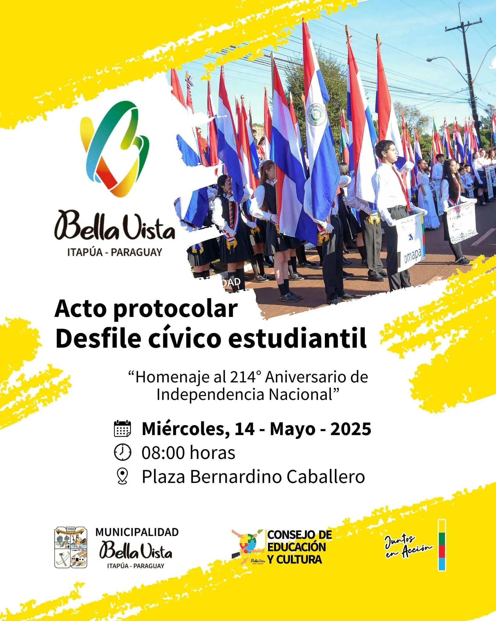 Portada ACTO PROTOCOLAR  - DESFILE CIVICO ESTUDIANTIL