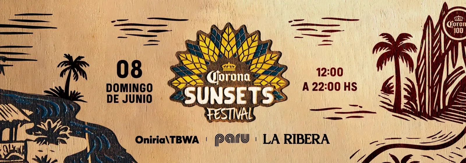 Fondo CORONA SUNSET - FESTIVAL