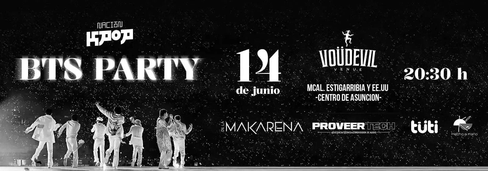 Fondo BTS PARTY BY NACION KPOP
