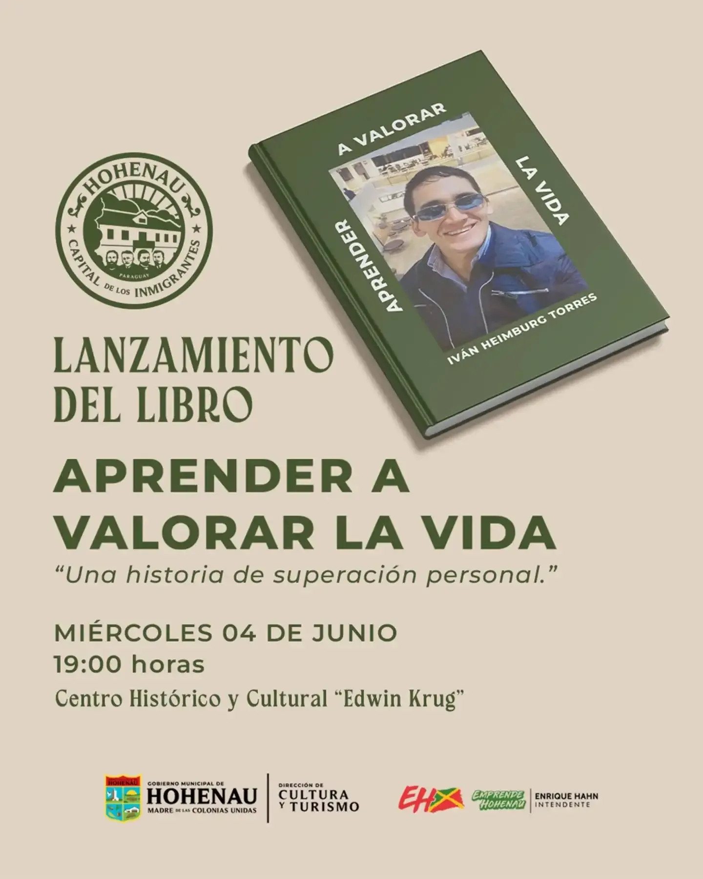 Portada LANZAMIENTO DEL LIBRO APRENDE A VALORAR LA VIDA