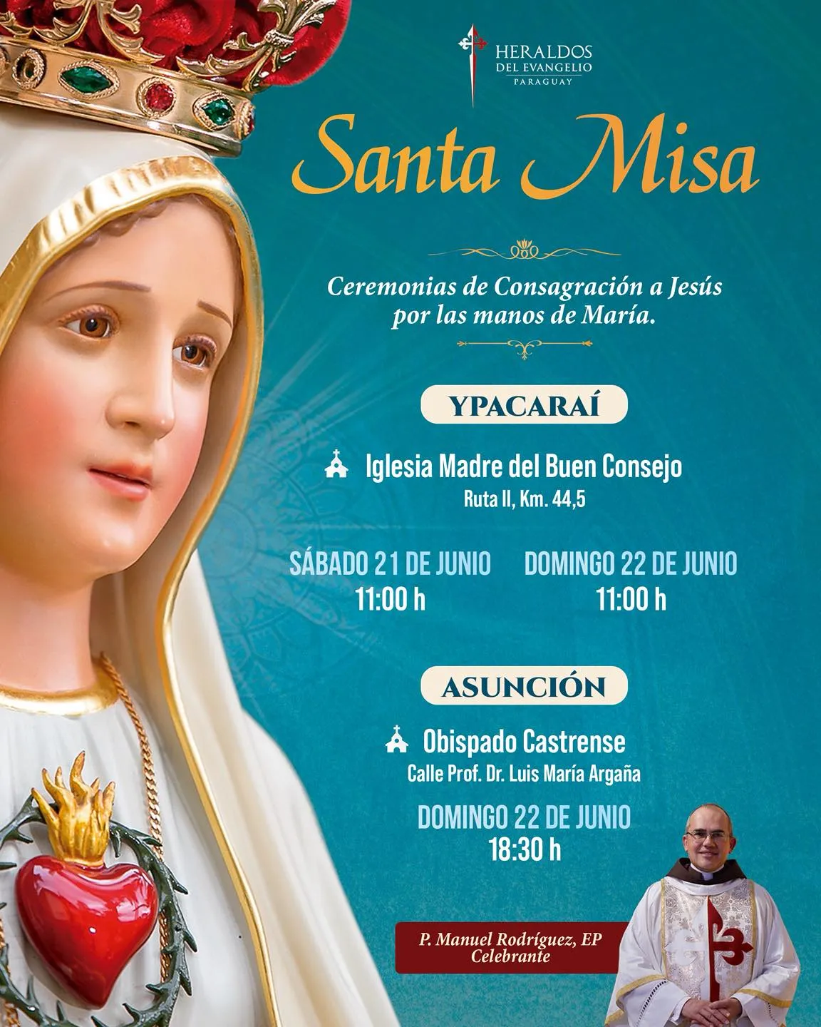 Portada SANTA MISA - YPACARAI