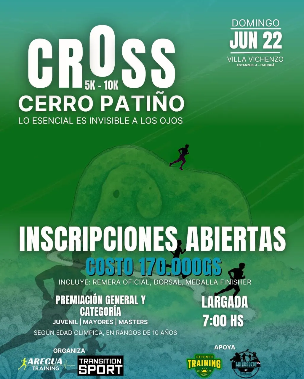 Portada CROSS 5K - 10K CERRO PATIÑO