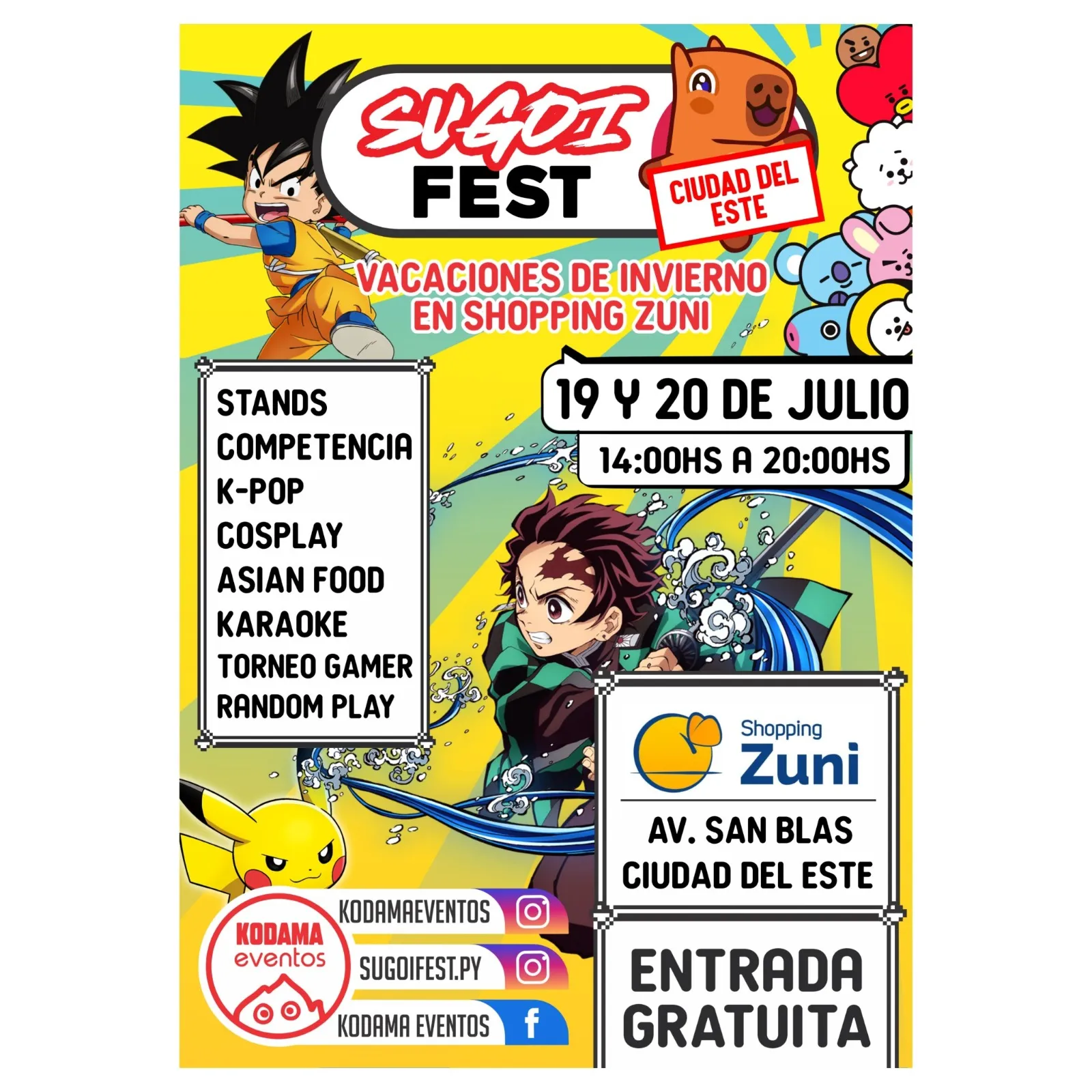 Portada SUGOI FEST - VILLA ELISA
