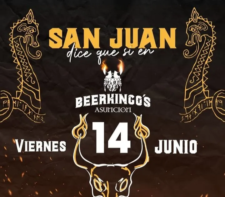 Fondo SAN JUAN DICE QUE SÍ EN BEERKINGO’S ASUNCIÓN.