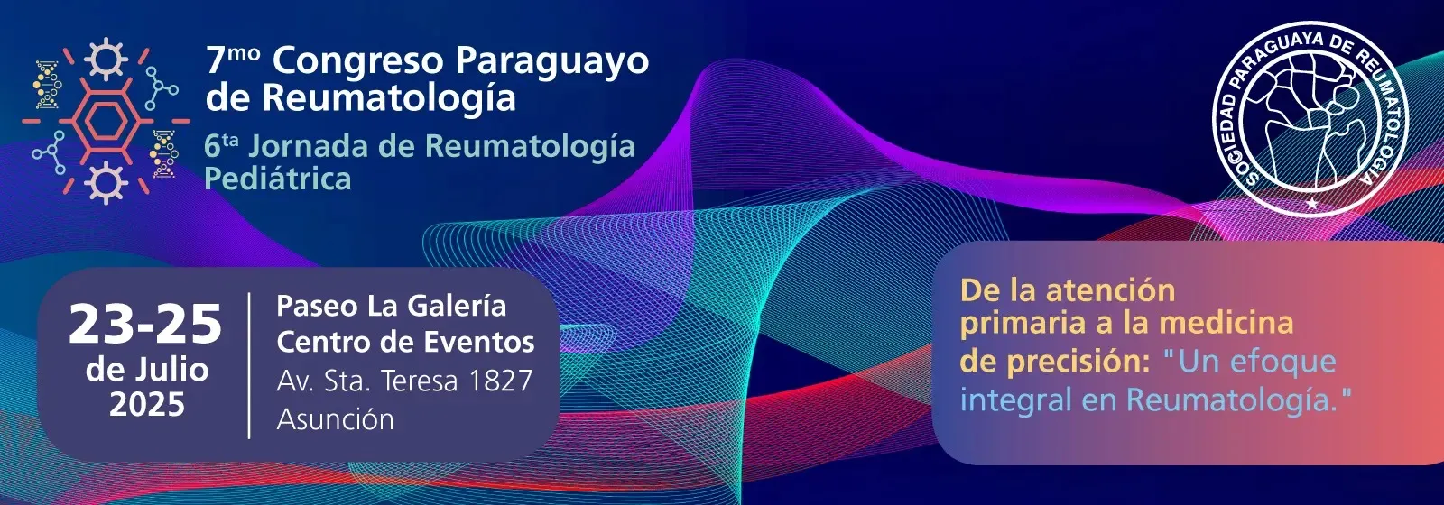 Fondo 7° CONGRESO PARAGUAYO DE REUMATOLOGÍA & 6° JORNADA DE REUMATOLOGÍA PEDIÁTRICA