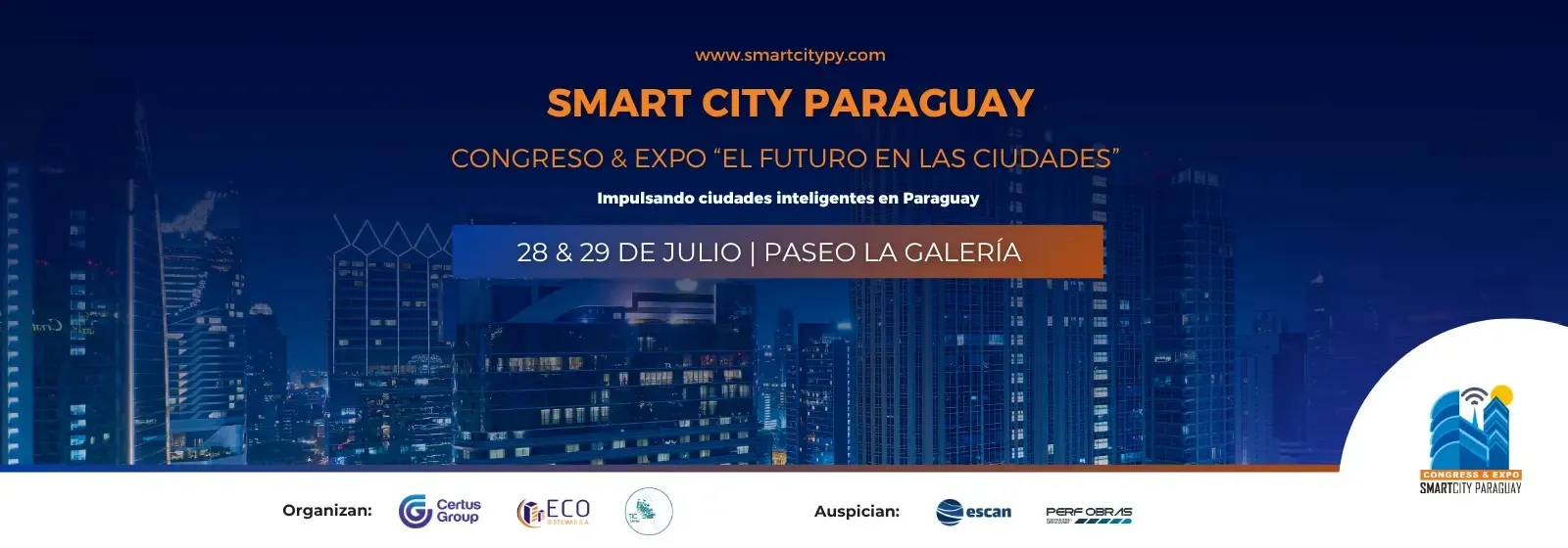 Fondo SMARTCITY PARAGUAY CONGRESS & EXPO