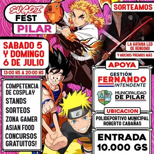 Portada SUGOI FEST - PILAR
