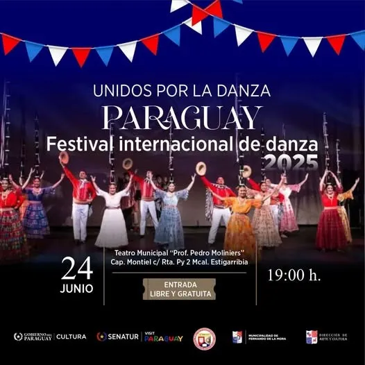 Portada ¡FESTIVAL INTERNACIONAL DE DANZA “UNIDOS POR LA DANZA – PARAGUAY 2025”!