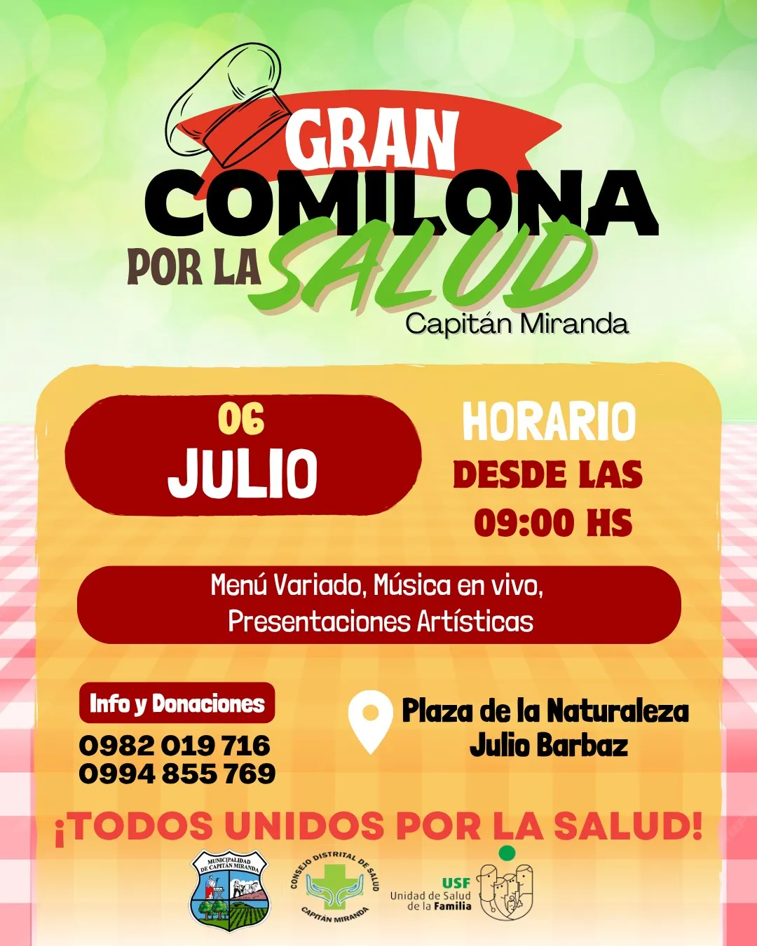 Fondo GRAN COMILONA POR LA SALUD