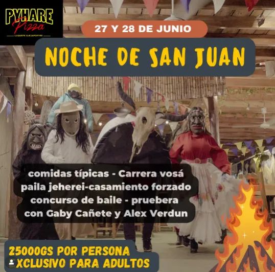 Fondo NOCHE DE SAN JUAN EN PYHARE PIZZA