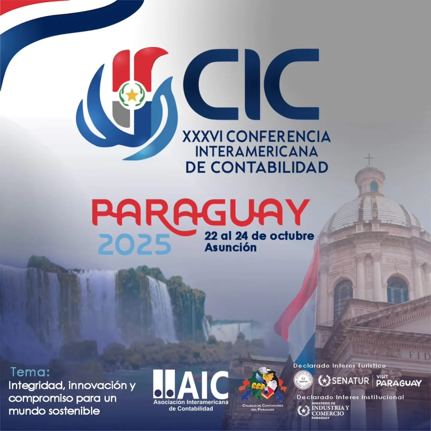 Portada CIC XXXVI CONFERENCIA INTERAMERICANA DE CONTABILIDAD PARAGUAY 2025