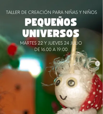 Fondo PEQUEÑOS UNIVERSOS - TALLER DE CREACION PARA NIÑAS Y NIÑOS