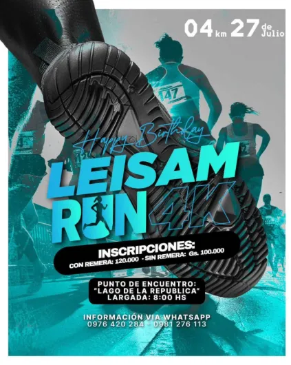 Portada LEISAM RUN 4K