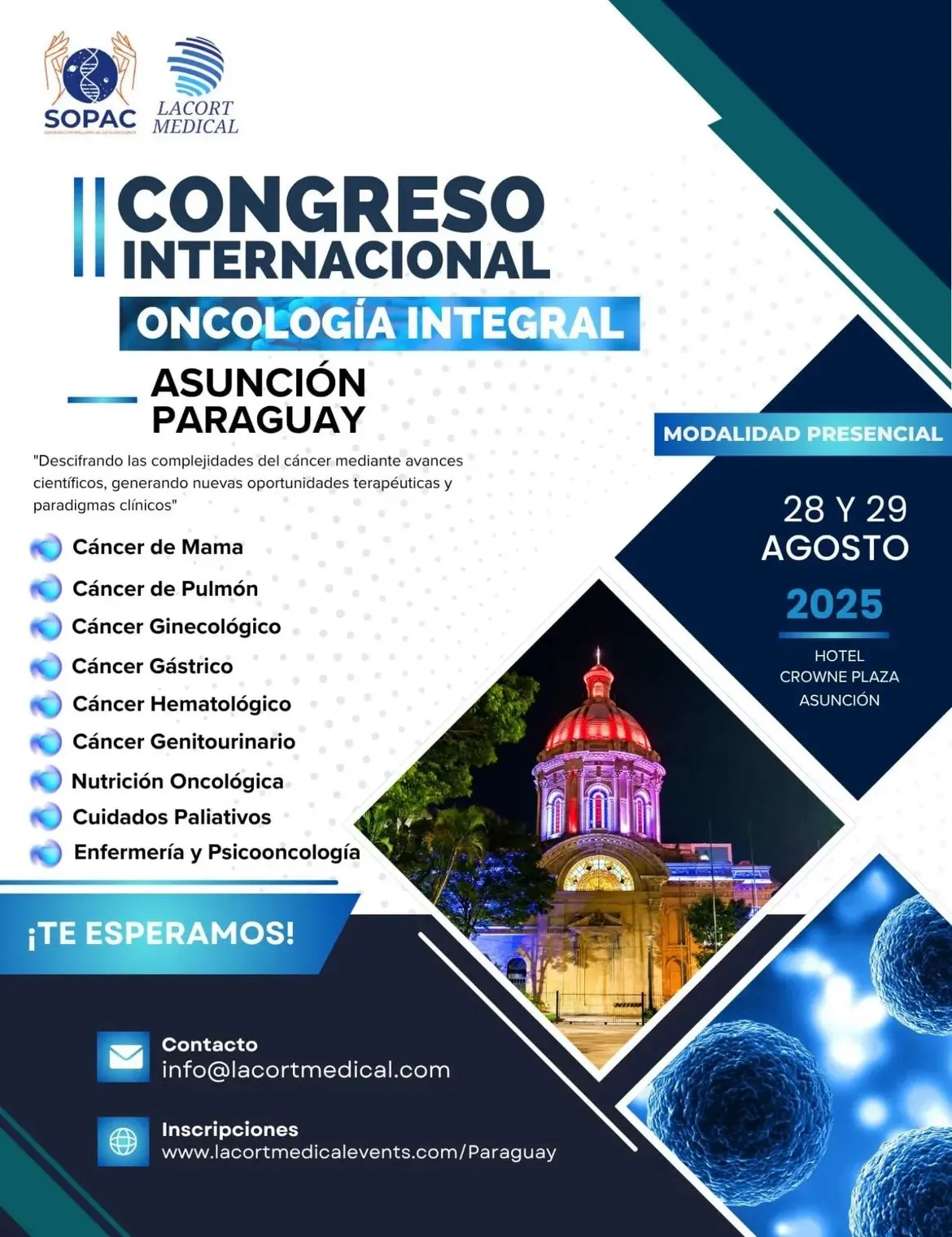 Fondo II CONGRESO INTERNACIONAL EN ONCOLOGÍA INTEGRAL PARAGUAY