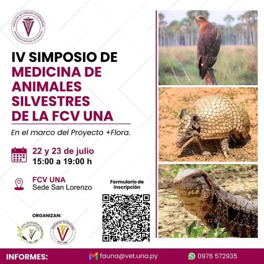 Portada IV SIMPOSIO DE MEDICINA DE ANIMALES SILVESTRES DE LA FCV UNA