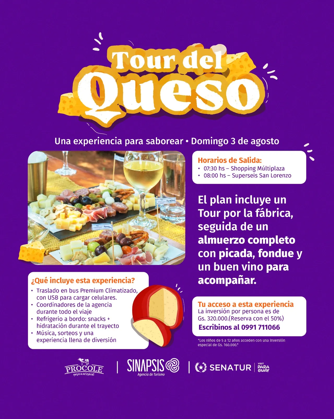 Fondo TOUR DEL QUESO CON SINAPSIS