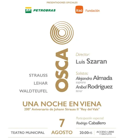 Portada OSCA - UNA NOCHE EN VIENA