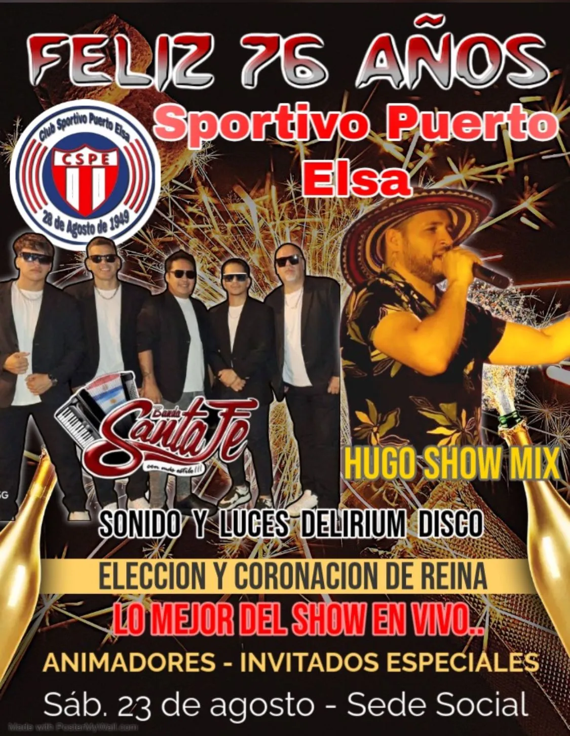 Portada FELIZ 76 AÑOS SPORTIVO PUERTO PUERTO ELSA