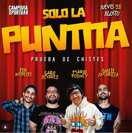 Portada SOLO LA PUNTITA - PRUEBA DE CHISTES