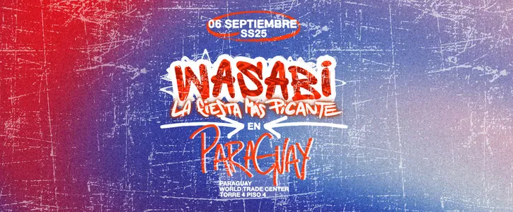 Portada WASABI - LA FIESTA DEL PICANTE EN PARAGUAY