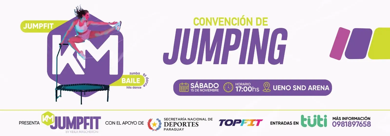 Portada KMJUMPFIT LA CONVENCIÓN