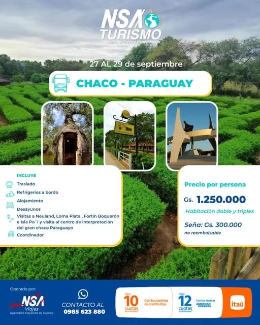 Portada DESCUBRÍ EL CHACO PARAGUAYO