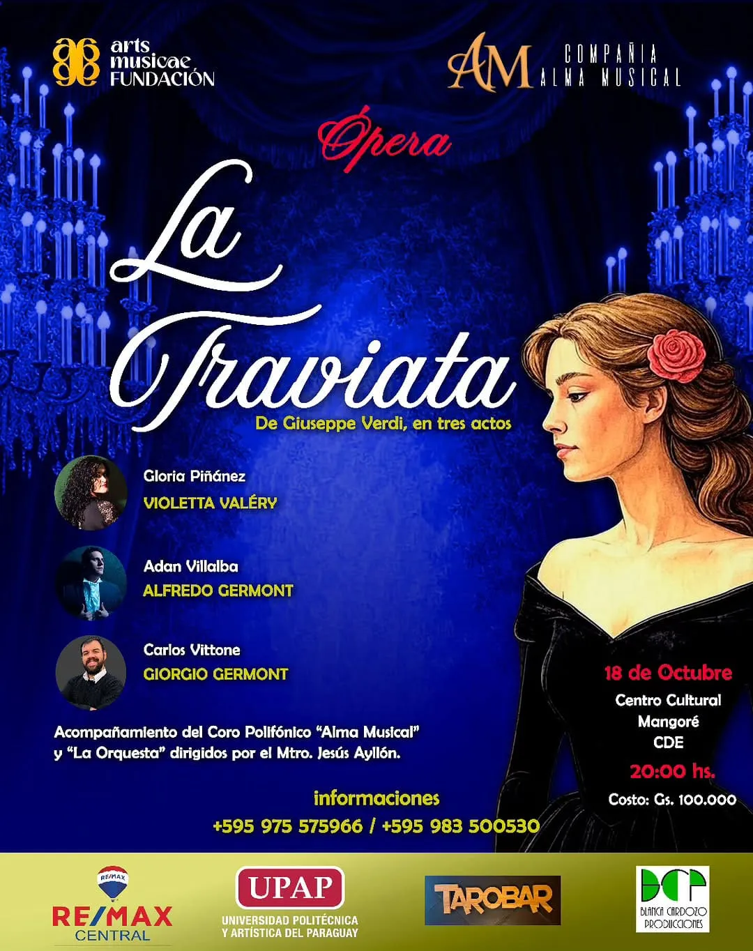 Portada ÓPERA " LA TRAVIADA" DE GIUSEPPE VERDI