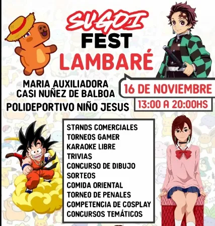 Portada SUGOI FEST - LAMBARÉ