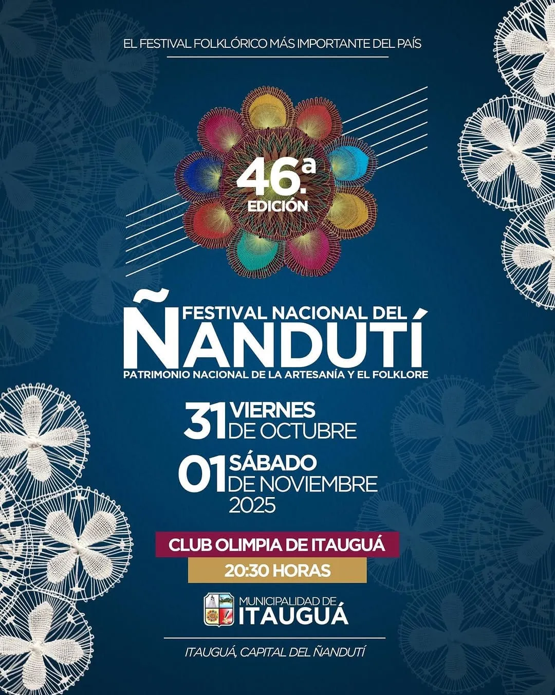 Portada FESTIVAL DEL ÑANDUTI EDICION 46