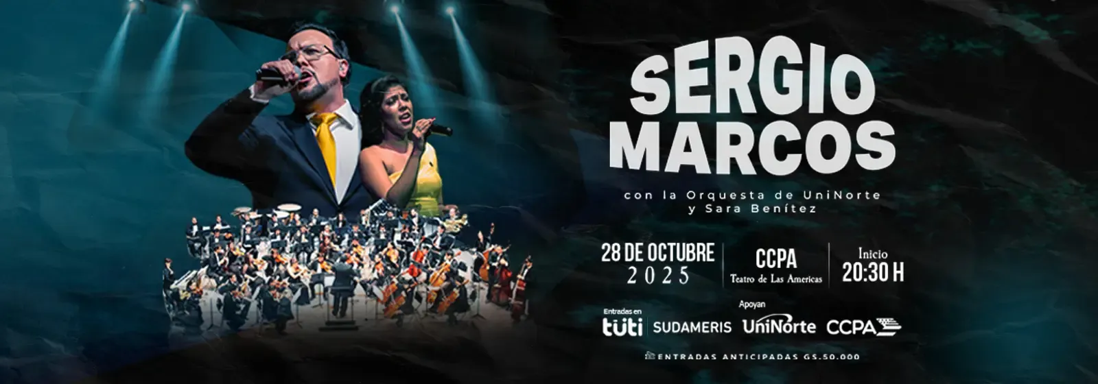 Portada SERGIO MARCOS Y LA ORQUESTA DE UNINORTE