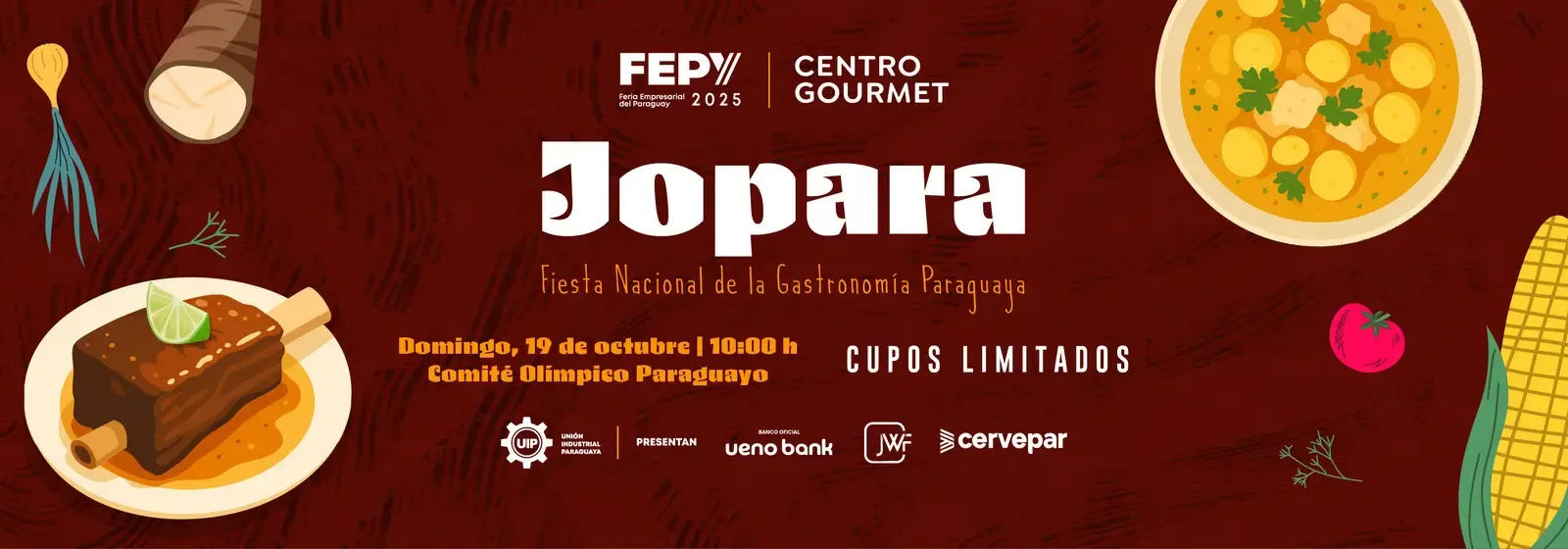 Portada JOPARA - FIESTA NACIONAL DE LA GASTRONOMIA PARAGUAYA.