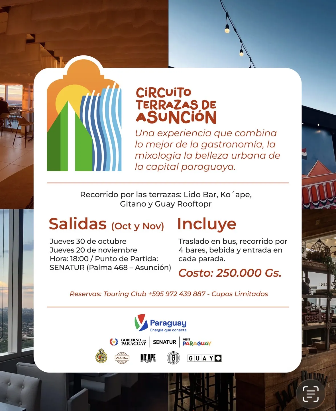 Fondo TOUR POR LAS TERRAZAS DE ASUNCIÓN