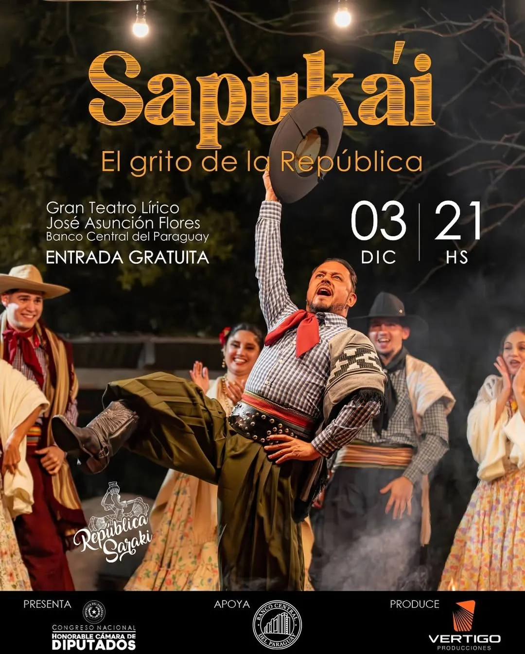 Portada SAPUKAI - EL GRITO DE LA REPÚBLICA