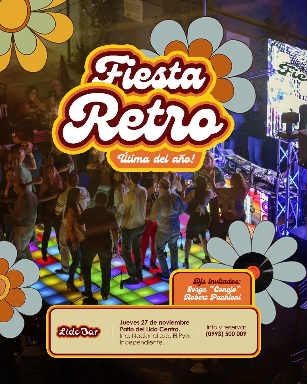 Portada FIESTA RETRO - LIDO BAR