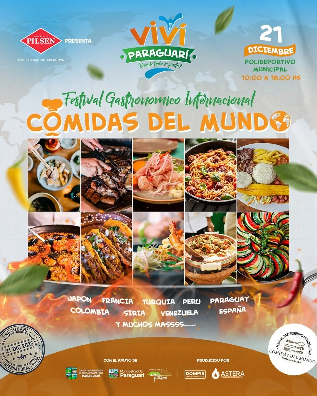 Portada FESTIVAL GASTRONÓMICO INTERNACIONAL - COMIDAS DEL MUNDO