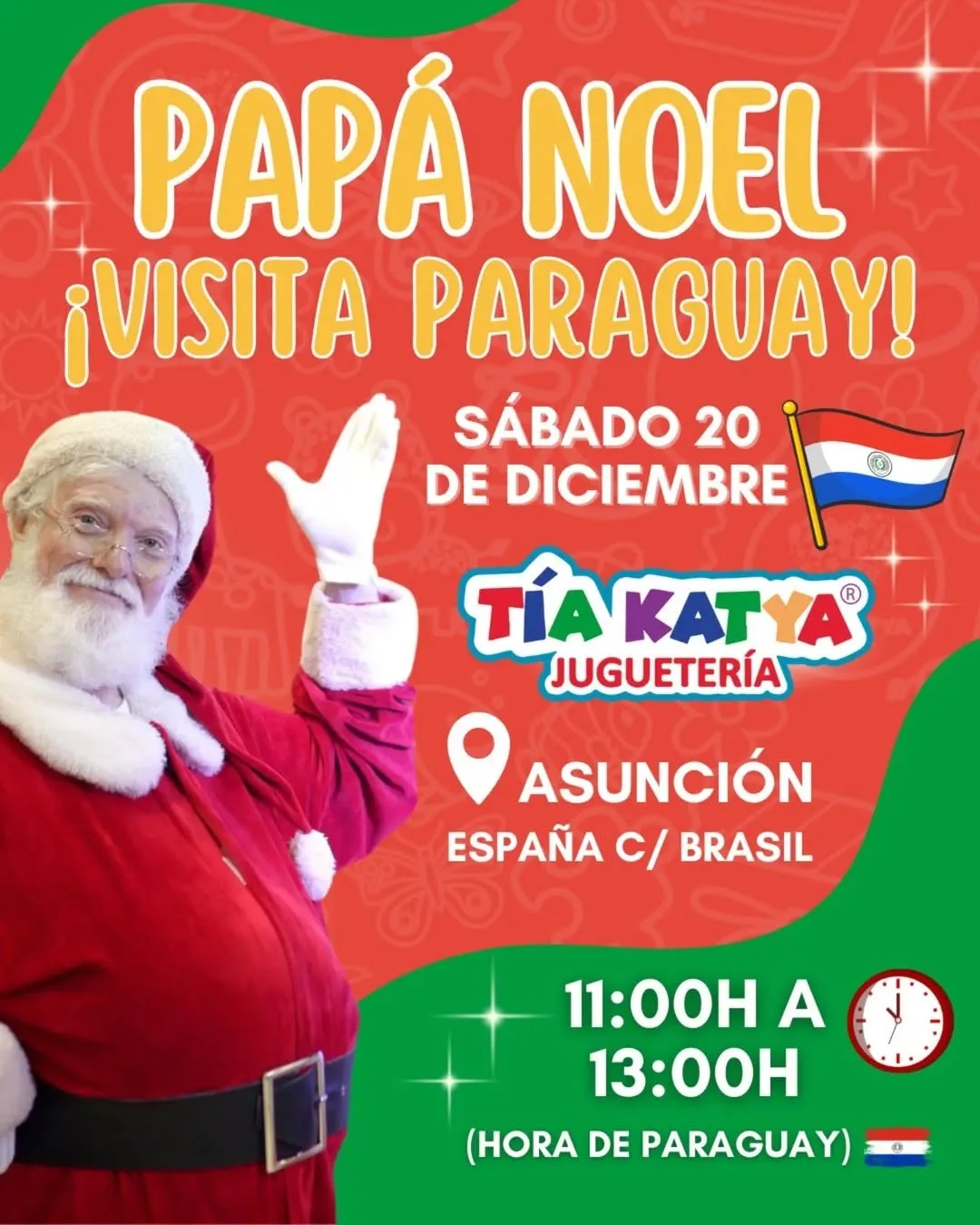 Portada PAPÁ NOEL VISITA PARAGUAY