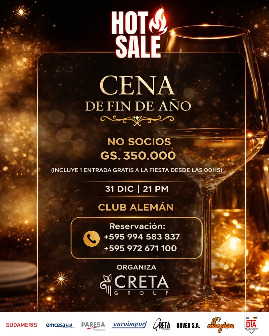 Fondo CENA DE FIN DE AÑO -  GOLDENE NACHT