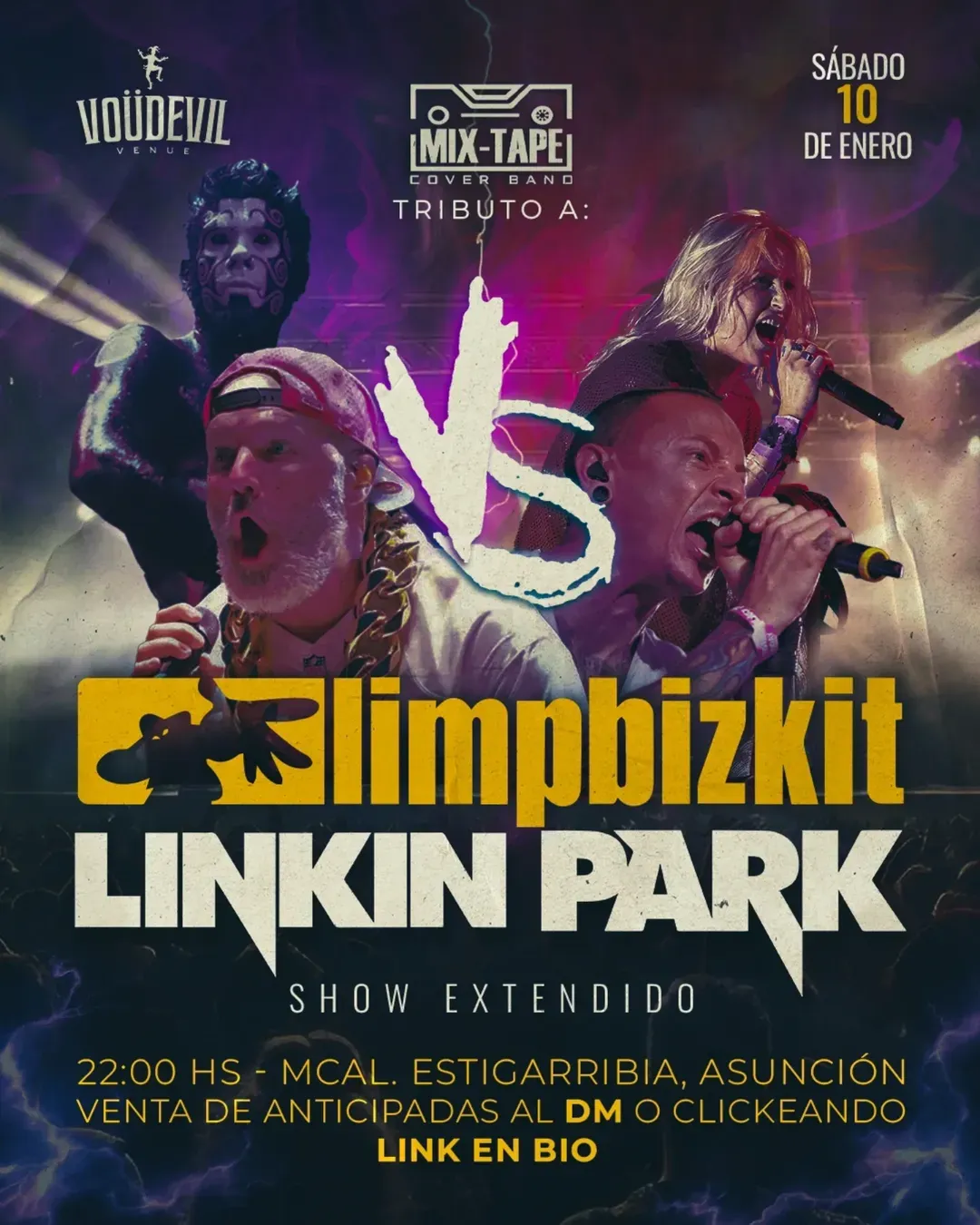 Portada COVER BAND - VOUDEVIL