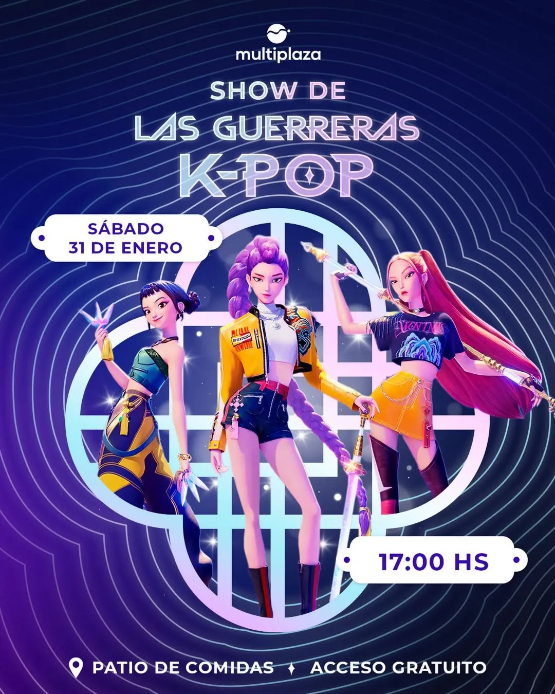 Portada SHOW DE LAS GUERRERAS K-POP EN MULTIPLAZA
