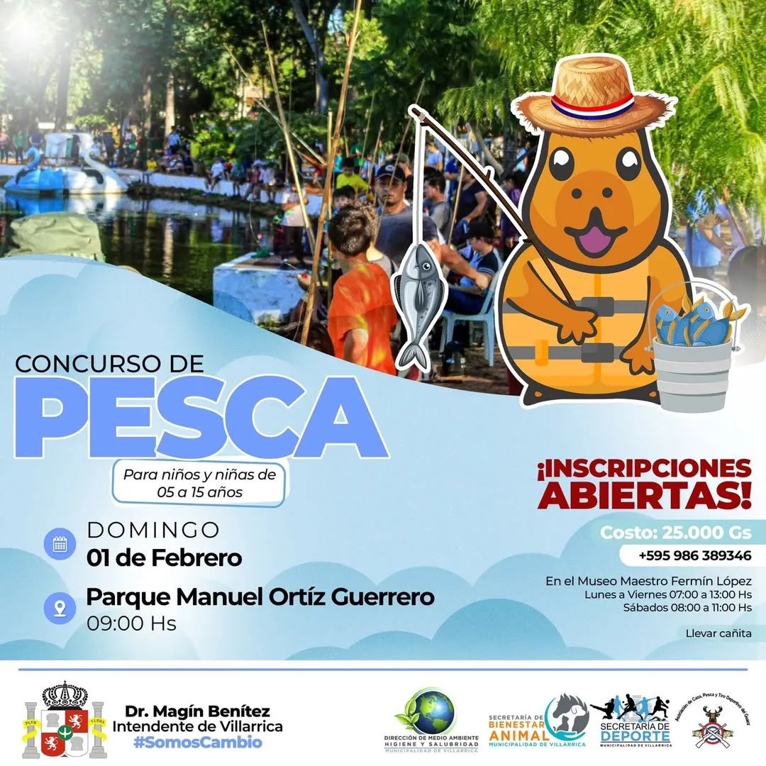 Portada CONCURSO DE PESCA PARA NIÑOS Y NIÑAS