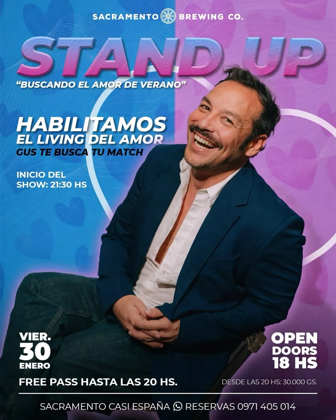 Portada STAND UP "BUSCANDO EL AMOR DE VERANO"