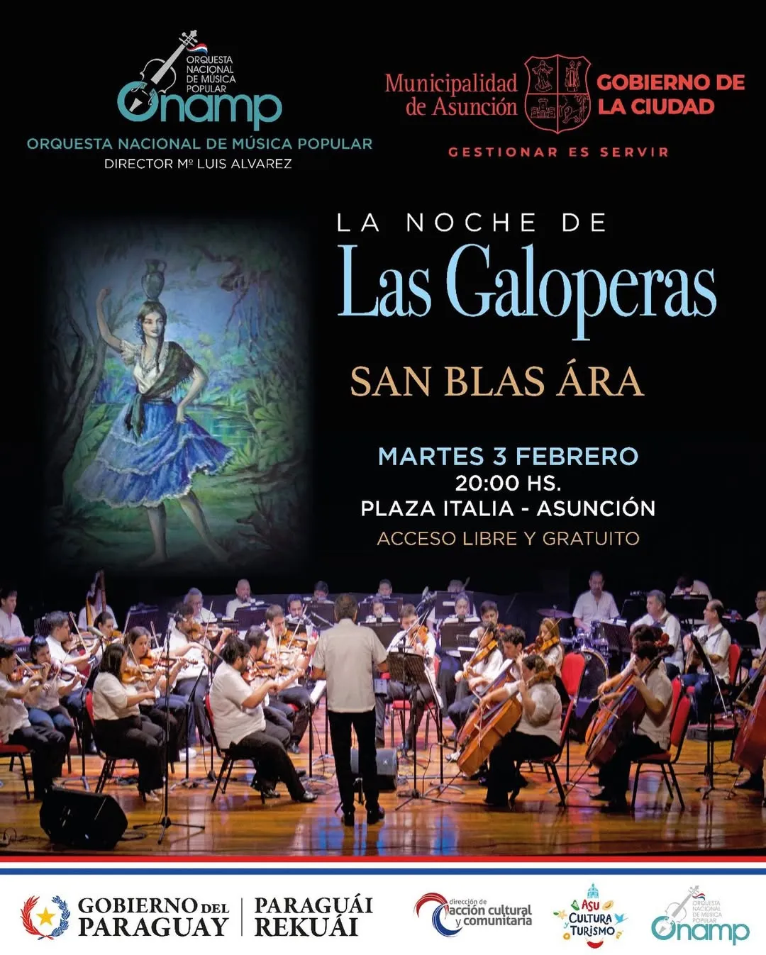 Fondo LA NOCHE DE LAS GALOPERAS - SAN BLAS ÁRA