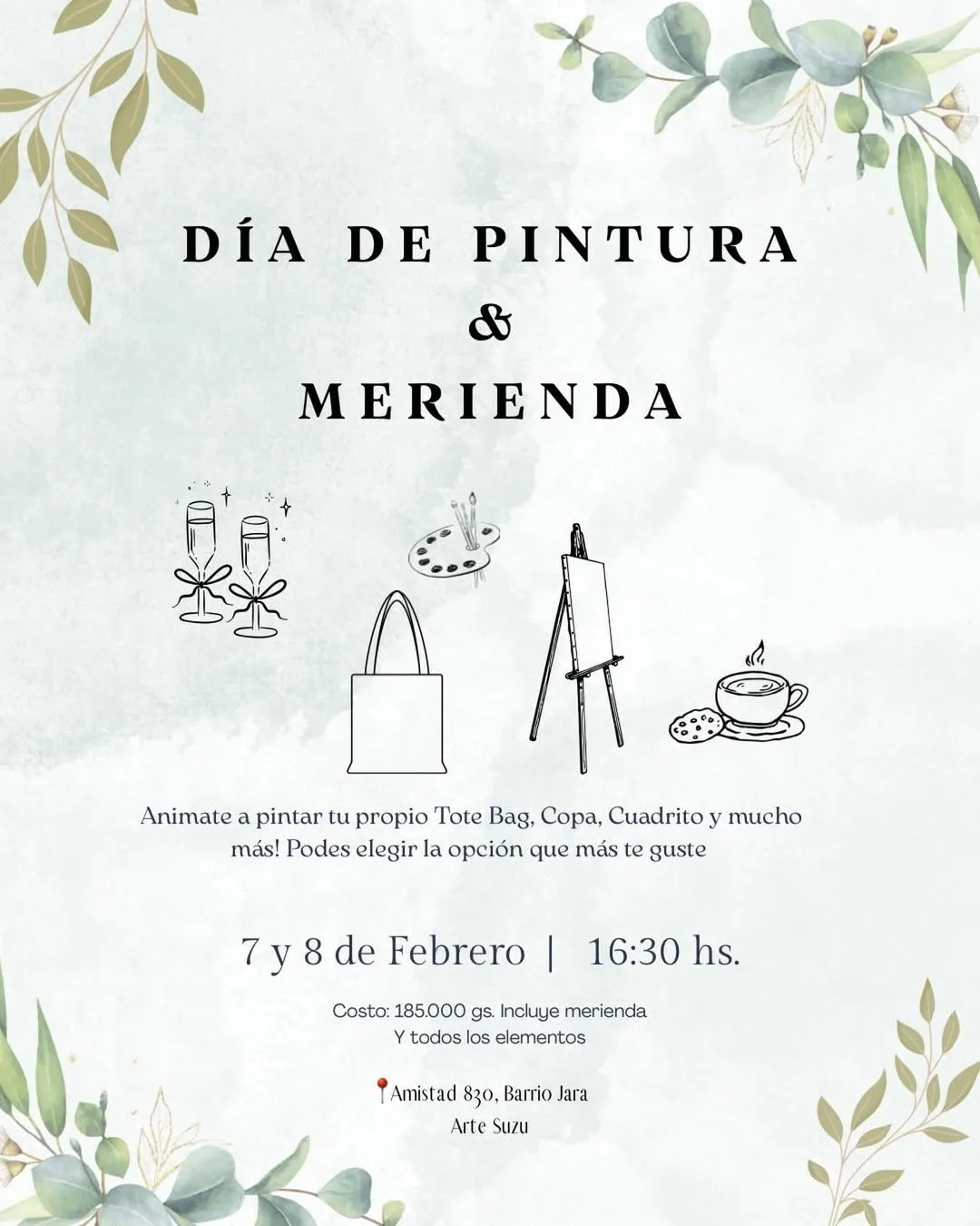 Fondo DIA DE PINTURA & MERIENDA